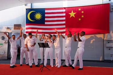 中國海軍第43批護航編隊技術?？狂R來西亞巴生