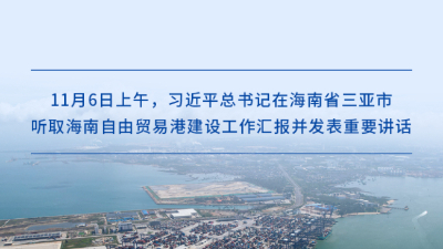 高標(biāo)準(zhǔn)建設(shè)海南自貿(mào)港，習(xí)近平總書記提出明確要求
