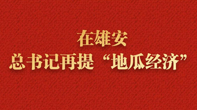 近鏡頭丨在雄安，總書記再提“地瓜經(jīng)濟(jì)”